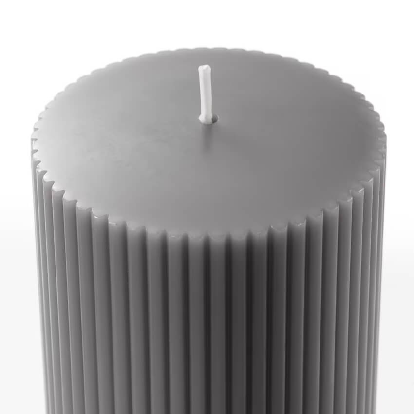 Scented block candle